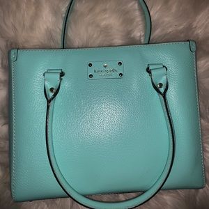 Turquoise Kate Spade handbag